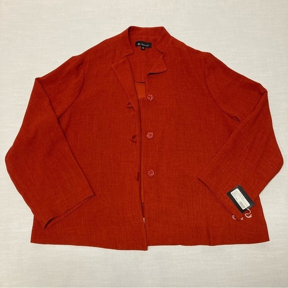 DE TAILLE | Burnt Orange Blazer Jacket- Size 1X - NWT - Picture 1 of 16
